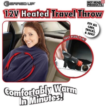 12 Volt Heated Travel Throw