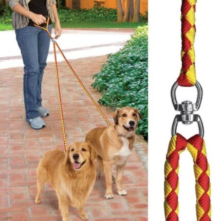 No-Tangle Dual Leash