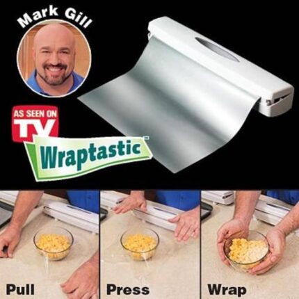 Wraptastic Dispenser Pull, Press & Wrap