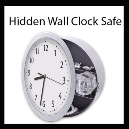 Wall Clock with Hidden Safe