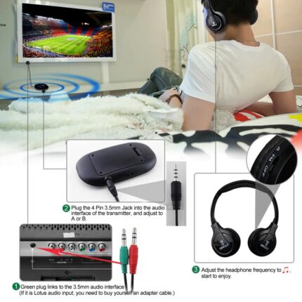 TV Listener BINGLE B616 Wireless Headset