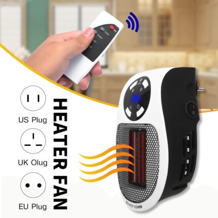 Wall Outlet Electric Space Heater