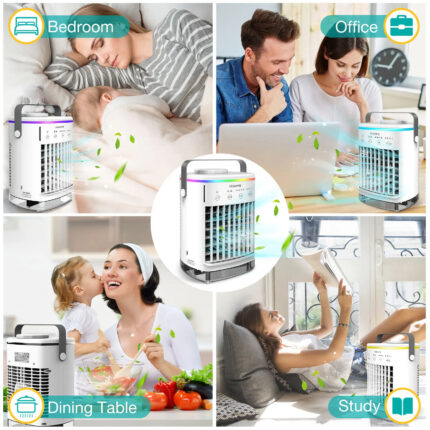 Portable Air Conditioner Air Cooling Fan Humidifier