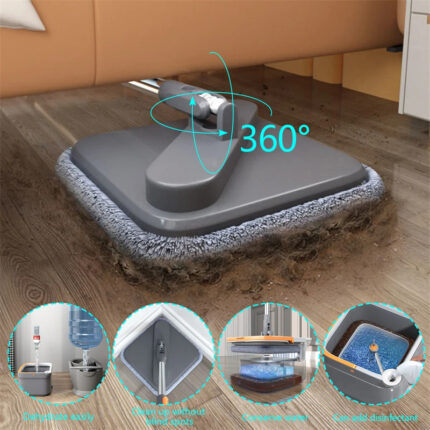 Self-Cleaning Rotary Mop