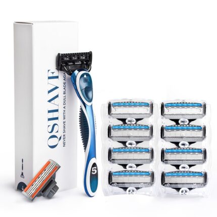 QShave Blue Men Shaving Razor