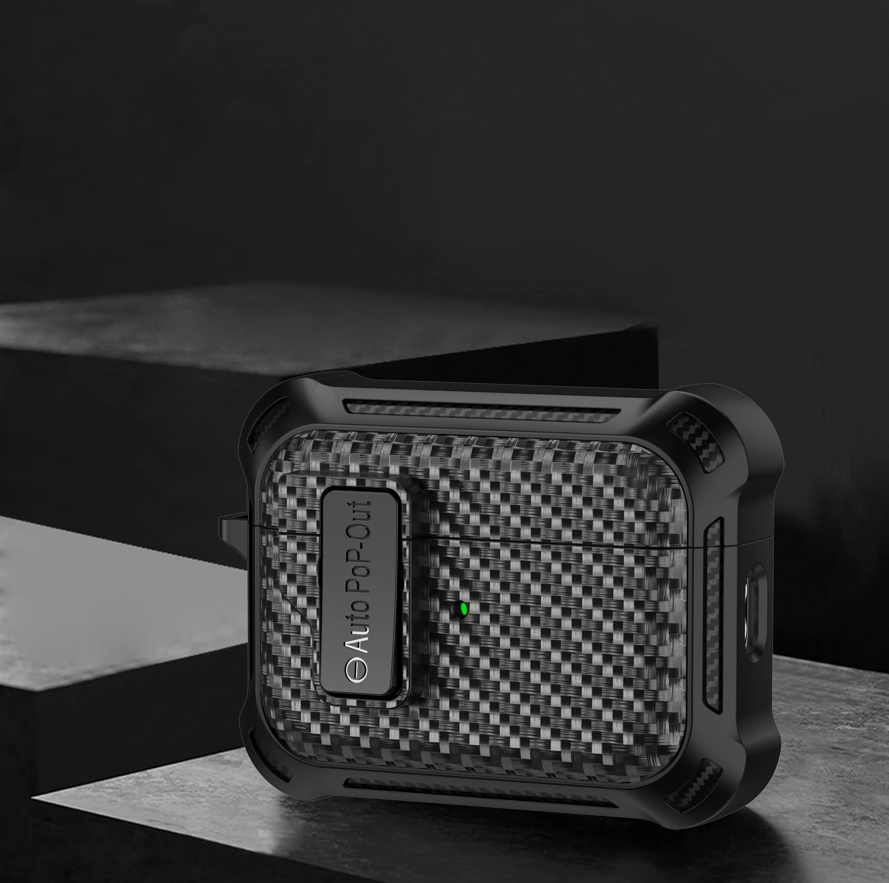 Luxury Earphone Case For Airpods Pro 2 3 1 Cover Carbon Fiber Lock Coque For AirPods Pro2 Pro 2 2nd Gen USB C Air pod pro2 Cases