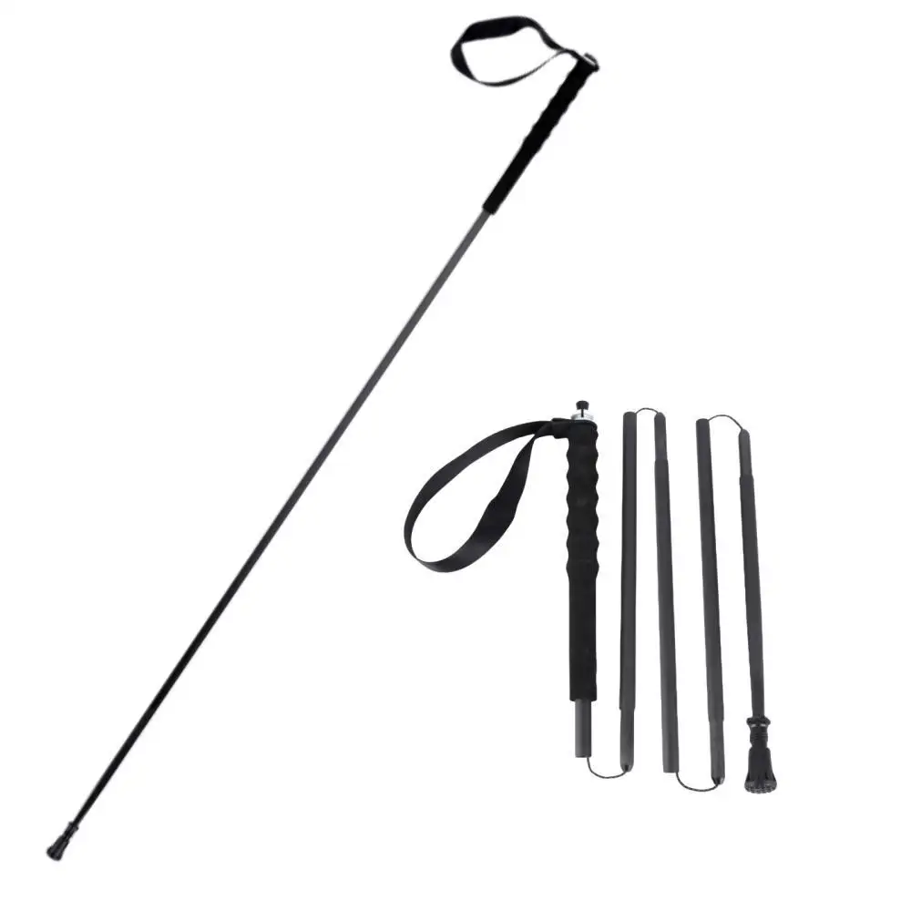 Ultra Light Trekking Pole Carbon Folding Hiking Stick Collapsible Hiking Poles 115G Trekking Stick Walking Poles Walk