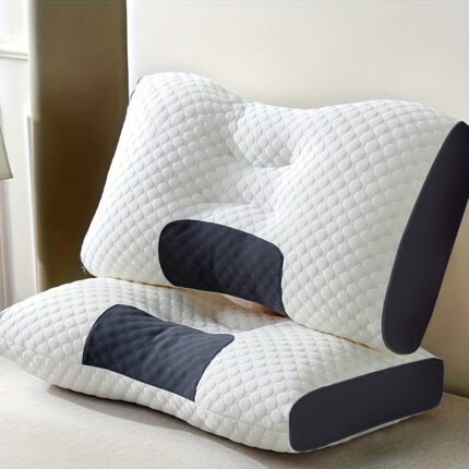 2-Pack Ergonomic Soft Woven Massage Pillows